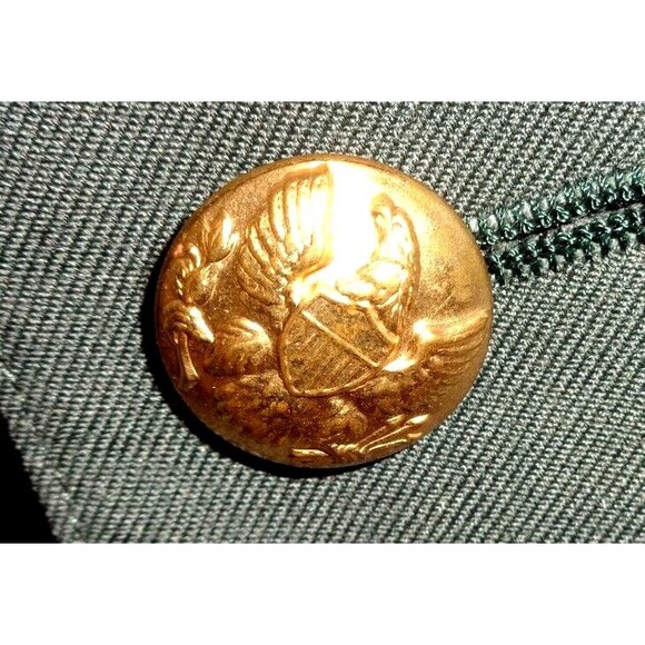 US Military Army Serge Green Coat 44L Wool/Poly Blazer Jacket Uniform Mens - Picture 4 of 7